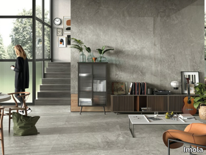 THE ROOM - BRE DU - Porcelain stoneware wall/floor tiles with marble effect _ Imola