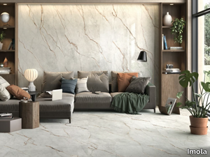 THE ROOM - GRE RO - Porcelain stoneware wall/floor tiles with marble effect _ Imola