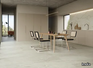 VIBES W - Indoor/outdoor porcelain stoneware wall/floor tiles with stone effect _ Imola