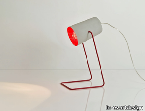 PAINT T CEMENTO - Resin table lamp _ In-es.artdesign