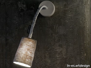 PAINT A STRIPE - Adjustable wool wall light _ In-es.artdesign