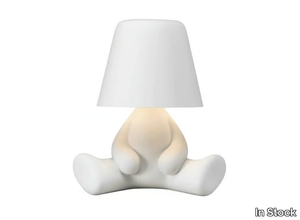 QEEBOO - SWEET BROTHERS_JOE WHITE - LED cordless rechargeable polycarbonate table lamp _ In Stock