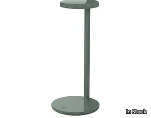 FLOS - OBLIQUE GLOSSY SAGE - LED table lamp with USB charging _ In Stock