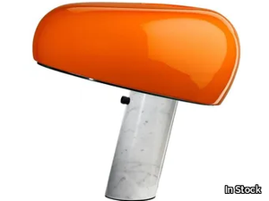 FLOS - SNOOPY ORANGE - LED marble and metal table lamp _ In Stock