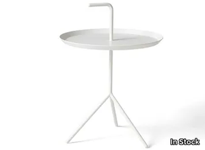 HAY - DLM XL WHITE - Round steel side table _ In Stock