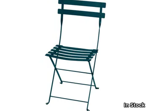 FERMOB - BISTRO CHAIR ACAPULCO BLUE - Folding steel garden chair _ In Stock