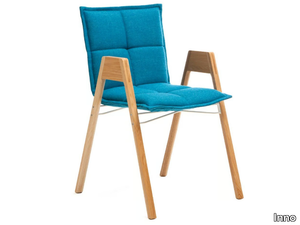 LAB - Stackable chair with armrests _ Inno