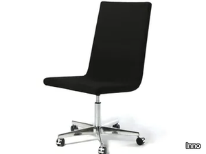 BASSO L - Swivel chair with 5-spoke base with castors _ Inno