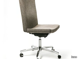 MEETING EXTRA - Chair with castors with 5-spoke base _ Inno