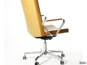 MEETING EXTRA - Chair with 5-spoke base with armrests with castors _ Inno