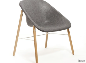 KOLA LIGHT WOOD - Polyester easy chair _ Inno