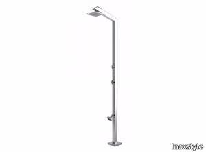 TECNO CUBE L STYLO - Stainless steel outdoor shower _ Inoxstyle