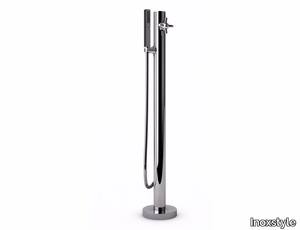 TELEFONO - Stainless steel outdoor shower with hand shower _ Inoxstyle