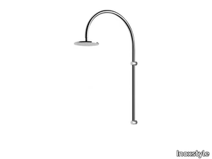 ARCO BEAUTY - Wall-mounted stainless steel outdoor shower _ Inoxstyle
