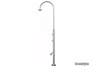 ARIA CYLINDER ML - Stainless steel outdoor shower _ Inoxstyle