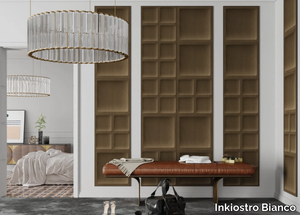 LACUNARI - Multi-layer wood Decorative panel _ Inkiostro Bianco