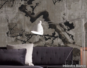 SAKURA - Contemporary style panoramic glass-fibre wallpaper _ Inkiostro Bianco