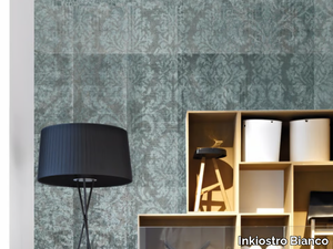 AVENUE BROCCATO - Damask panoramic wallpaper _ Inkiostro Bianco