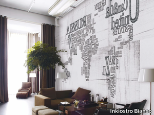 FREE STATES - Panoramic writing wallpaper _ Inkiostro Bianco