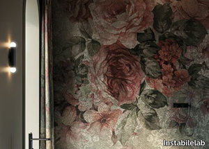 PABLO - Wallpaper with floral pattern _ Instabilelab