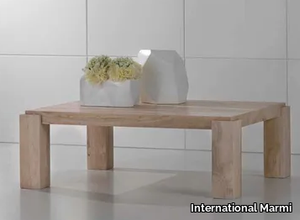 ORIONE - Rectangular travertine coffee table _ International Marmi