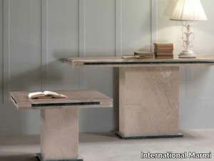 LORENZO - Rectangular marble coffee table _ International Marmi