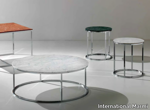 TIP TAP - Round Carrara marble coffee table _ International Marmi