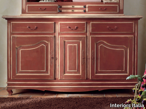 PR103 - Solid wood sideboard with doors and drawers _ Interiors Italia