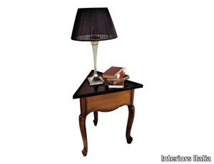 PR607 - Triangular wooden high side table _ Interiors Italia