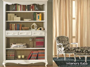 PR317 - Open solid wood bookcase _ Interiors Italia