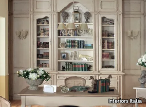 PR318 - Open solid wood bookcase _ Interiors Italia