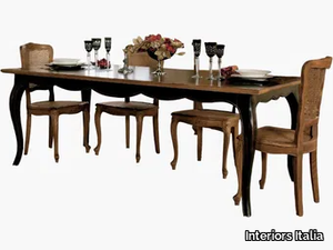 PR402 - Rectangular solid wood table _ Interiors Italia