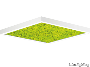 ACOUSTO SQUARE C - LED aluminium ceiling lamp _ Intra lighting