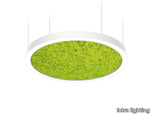 ACOUSTO ROUND S-SDI - LED acoustic Moss pendant lamp _ Intra lighting