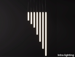 ISSA S VERTICAL - LED polycarbonate pendant lamp _ Intra lighting