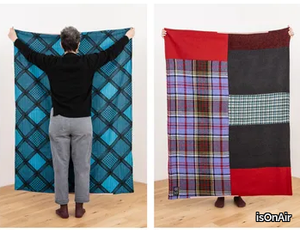 RE/PLAID 15/50 - Reversible wool and cotton blanket _ isOnAir