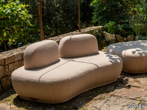 SABAO - Outdoor fabric curved sofa _ isOnAir