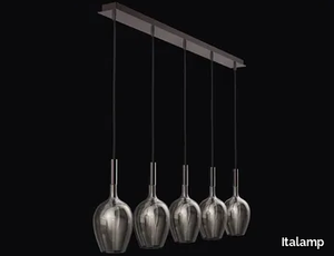 ROSÈ 3050/LS5 - LED blown glass pendant lamp _ Italamp