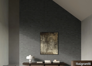 I CEMENTI DARK - Porcelain stoneware wall/floor tiles with concrete effect _ Italgraniti