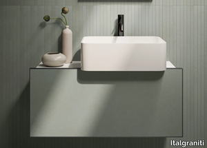 PIANO.90 - Wall-mounted vanity unit _ Italgraniti