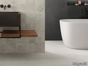 ICÔNE BLEU BLANC - Porcelain stoneware wall/floor tiles with stone effect _ Italgraniti