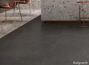 SILVER GRAIN DARK - Porcelain stoneware wall/floor tiles with stone effect _ Italgraniti