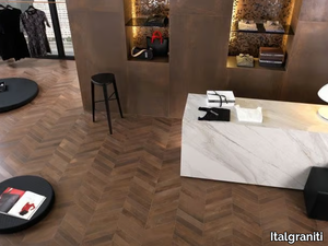 METALINE CORTEN - Porcelain stoneware wall/floor tiles with metal effect _ Italgraniti