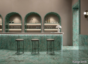 CHARM EXPERIENCE AMAZZONITE - Porcelain stoneware wall/floor tiles with marble effect _ Italgraniti