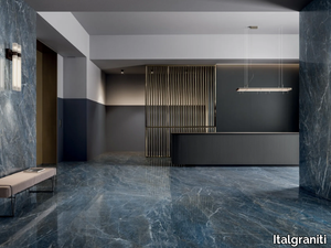 CHARM EXPERIENCE BLUE SAINT LAURENT - Porcelain stoneware wall/floor tiles with marble effect _ Italgraniti