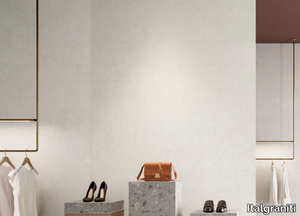 SILVER GRAIN WHITE - Porcelain stoneware wall/floor tiles with stone effect _ Italgraniti