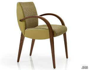 MAGEE - Fabric restaurant chair with armrests _ JMS