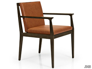 ANNIE M1102 - Upholstered wooden chair with armrests _ JMS