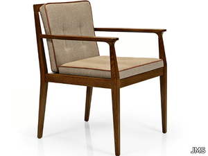 ANNIE M1103 - Upholstered wooden chair with armrests _ JMS