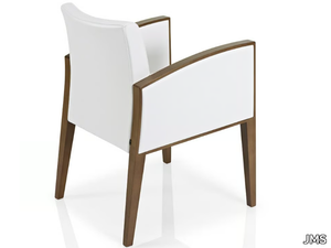 CASSIS - Fabric restaurant chair with armrests _ JMS